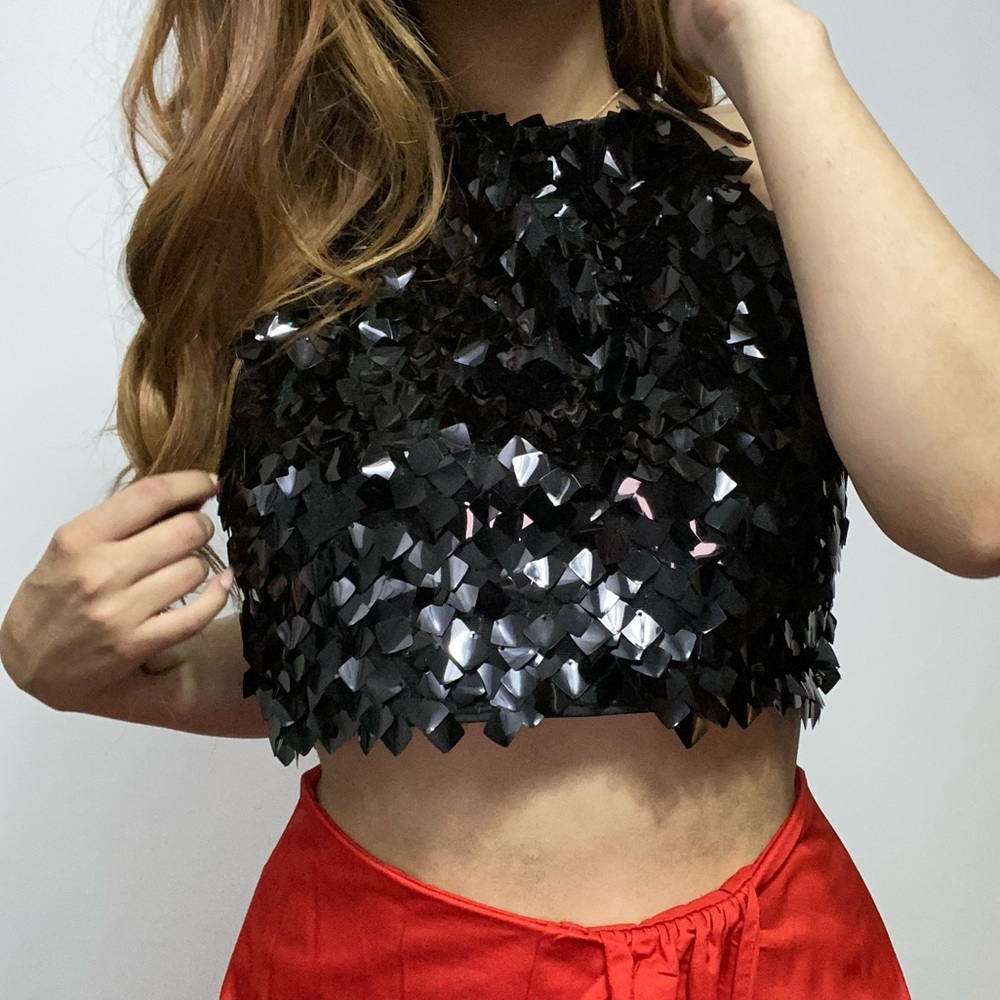 Sequin black top🖤